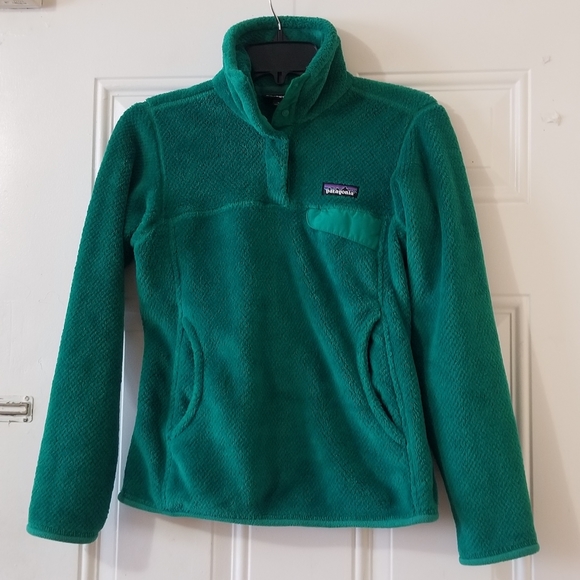 Patagonia Women's Impact Green Re Tool Snap T Fleece Pullover - Picture 8 of 11